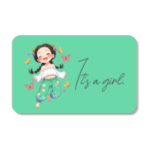 "It's a Girl" Cute Baby Girl Matchbox Favor