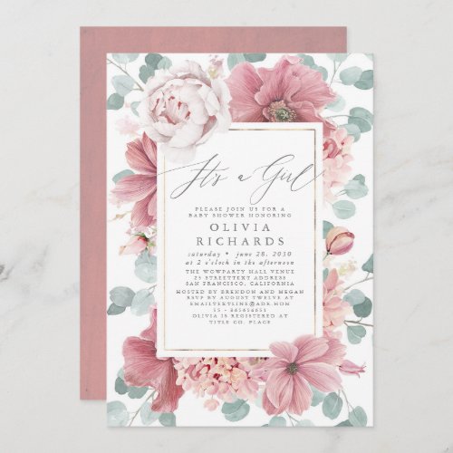 Best Affordable Pink Baby Shower Invitations 2022