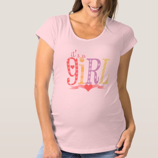 It's a Girl Expecting Mom Maternity Shirt