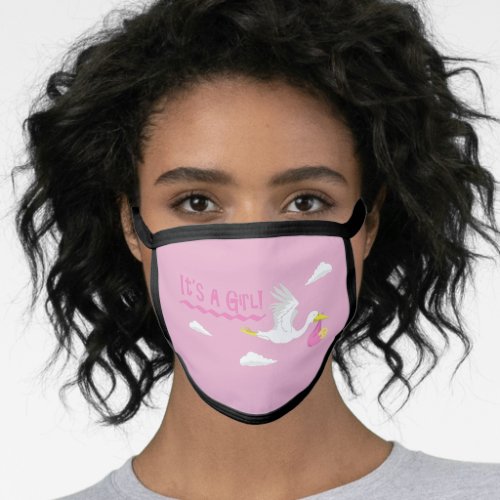 Its a Girl Face Mask