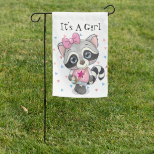 It's A Girl Garden Flag