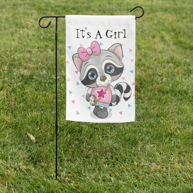 It's A Girl Garden Flag (In SItu)