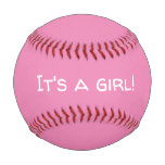 It's A Girl Gender Reveal Baseball It's A Girl Gender Reveal Baseball