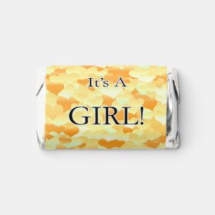 It's A Girl! Golden Hearts  Hershey's Miniatures