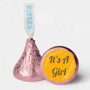 It's A Girl Golden Meadow Bloom Baby Shower Hershey®'s Kisses®