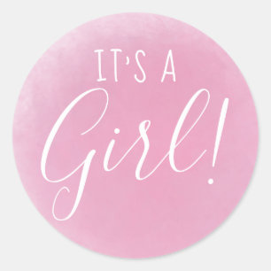 It's a Girl! Hospital Stickers Gender Reveal Guess