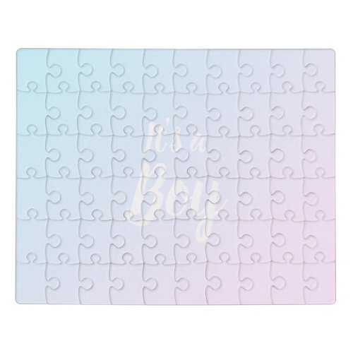Its a Girl Its a Boy baby shower gender reveal Jigsaw Puzzle