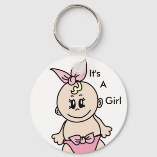 It's A Girl Keychain
