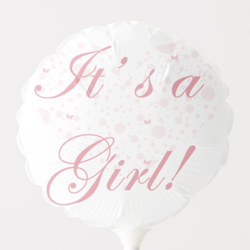 Its a Girl Little Ballon Balloon