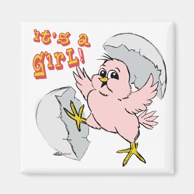 It's a Girl! Magnet (Front)