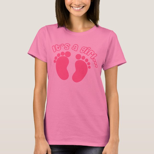 It's a Girl Maternity Tees (Front)