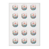 It's a Girl Mermaid Themed Baby Shower  Edible Frosting Rounds (Sheet)