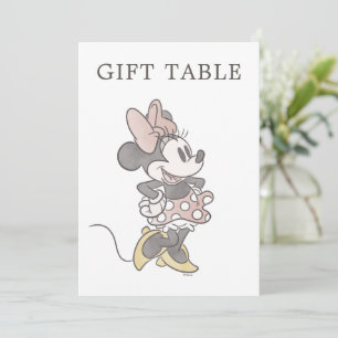 It's a Girl! Minnie Mouse Watercolor Baby Shower Invitation