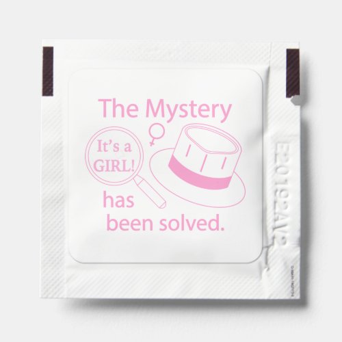 Its a Girl Mystery Solved Hand Sanitizer Packet