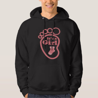 It's a Girl New Baby Reveal Party Pregnancy Announ Hoodie