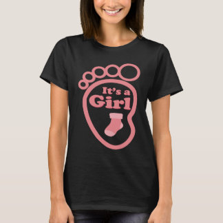 It's a Girl New Baby Reveal Party Pregnancy Announ T-Shirt