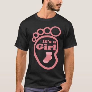It's a Girl New Baby Reveal Party Pregnancy Announ T-Shirt