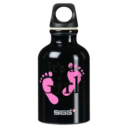 It's A Girl - Newborn, Baby, Baby Shower Aluminum Water Bottle
