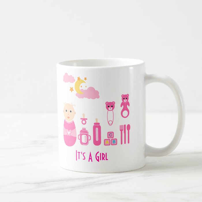 It's A Girl Newborn Baby Nursery Mug