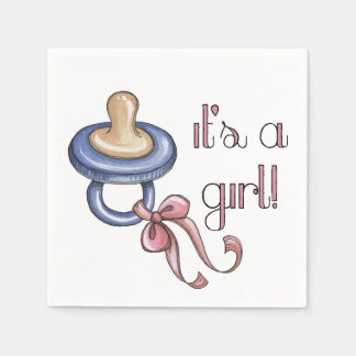 It's a Girl! Paper Napkins