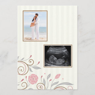 It's A Girl Photo Baby Shower Invitation Custom