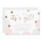 It's a Girl! | Pink & Gold Confetti Baby Shower