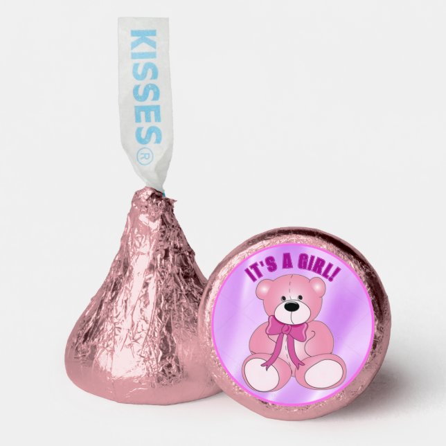 It's A Girl Pink Hershey®'s Kisses® (Front)