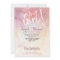 It's A Girl Pink Watercolor Paint Baby Shower