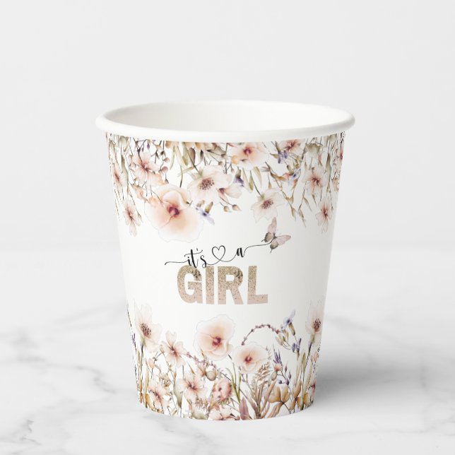 It's A Girl Cups