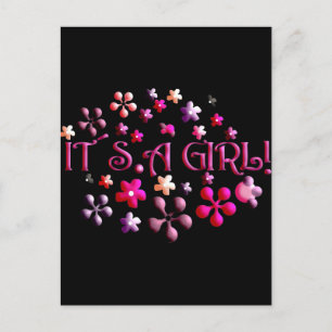 Its a Girl Postcard