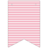 Its A Girl Preppy Bunting Bunting Flags | Zazzle