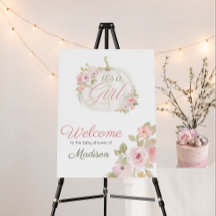 Its a Girl - Pumpkin Rose Baby Shower
