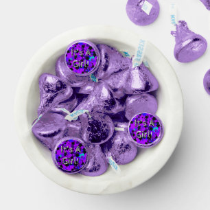 It's A Girl! Purple Stars  Hershey®'s Kisses®