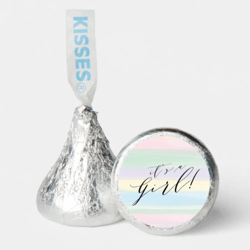 Its A Girl Rainbow Baby Shower Hersheys Kisses