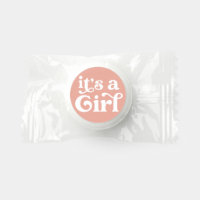 It's a Girl Retro Vibe Baby Shower Life Saver® Mints