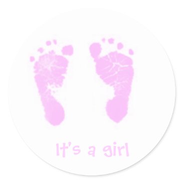It's a girl! - sticker -