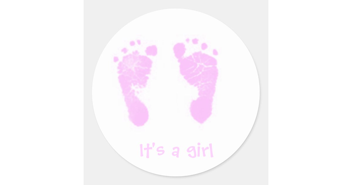 It's a girl! - sticker - | Zazzle