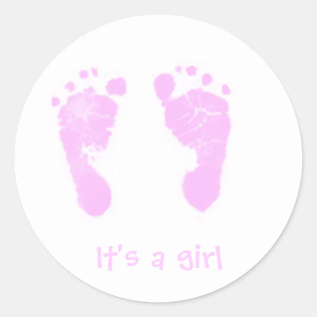 It's a girl! - sticker - | Zazzle