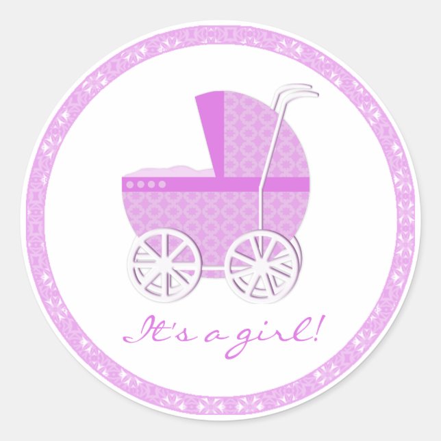Its a Girl Stickers (Front)