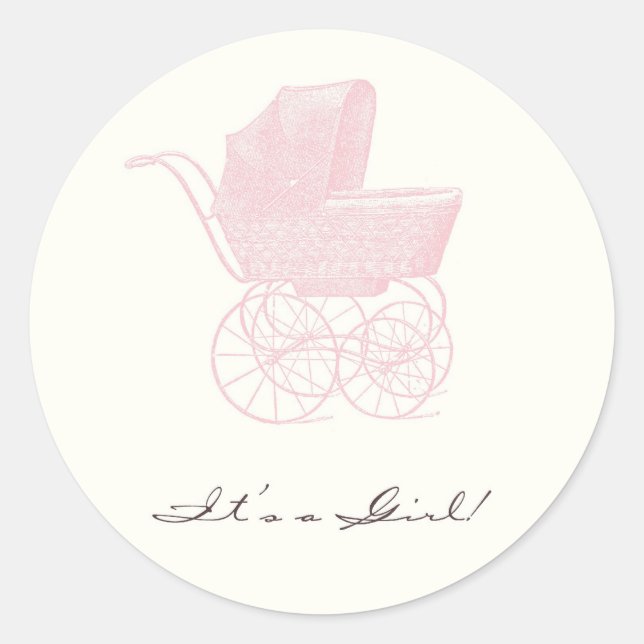 It's a Girl Stickers (Front)