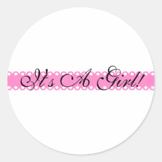'It's A Girl' Stickers