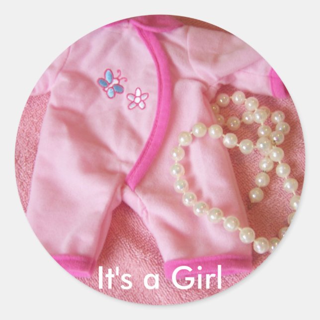 It's a Girl Stickers (Front)