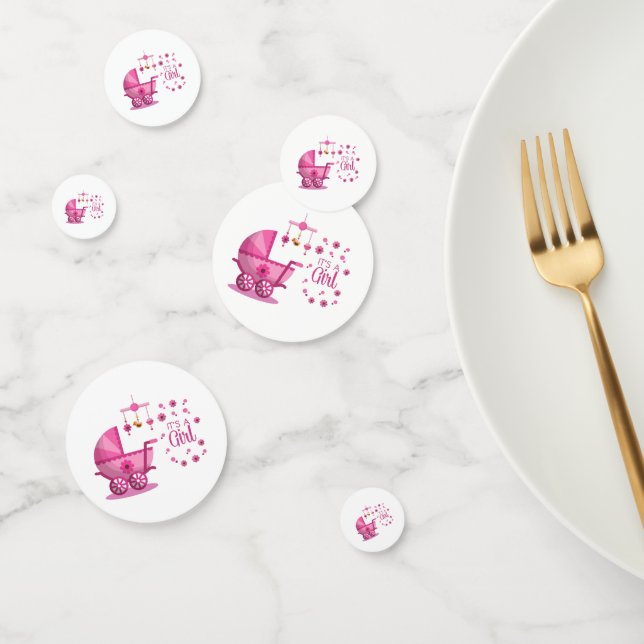 It's A Girl Table Confetti (Group)