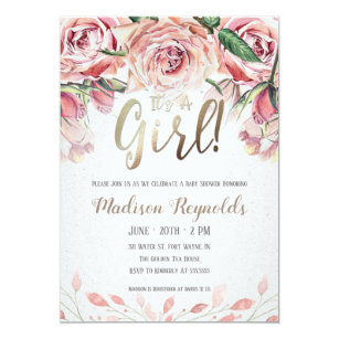 tea party invitations zazzle