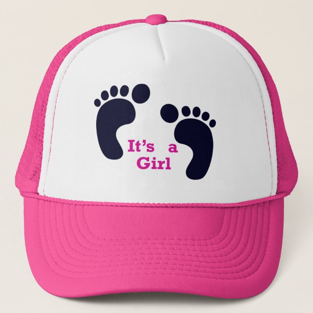 its a girl trucker hat (Front)