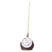 It's a Girl! Watercolor Floral Baby Shower Cake Pops (Front)