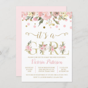 Floral Baby Shower Invitations Zazzle Check out our floral baby shower invites selection for the very best in unique or custom, handmade pieces from our invitations & announcements shops. floral baby shower invitations zazzle