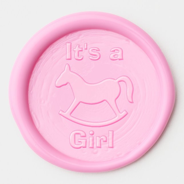 It's a girl wax seal sticker (Front)