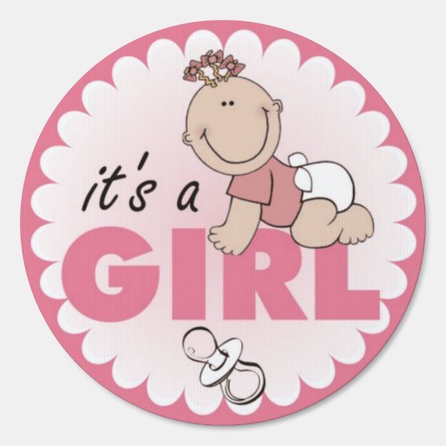 It's A Girl Yard Sign (Front)
