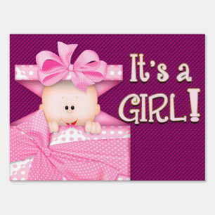 IT'S A GIRL - YARD SIGN